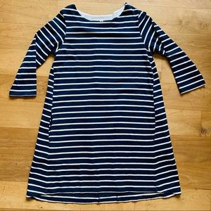 LIKE NEW Uniqlo Girls’ Navy/White Stripe Dress
